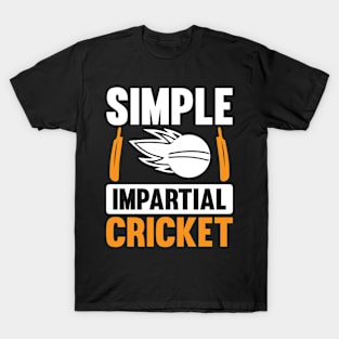 Simple Impartial Cricket T-Shirt